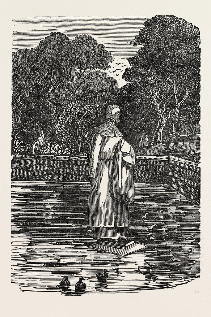 Detail of Statue in Our Lady's Well, at Halystone by Anonymous