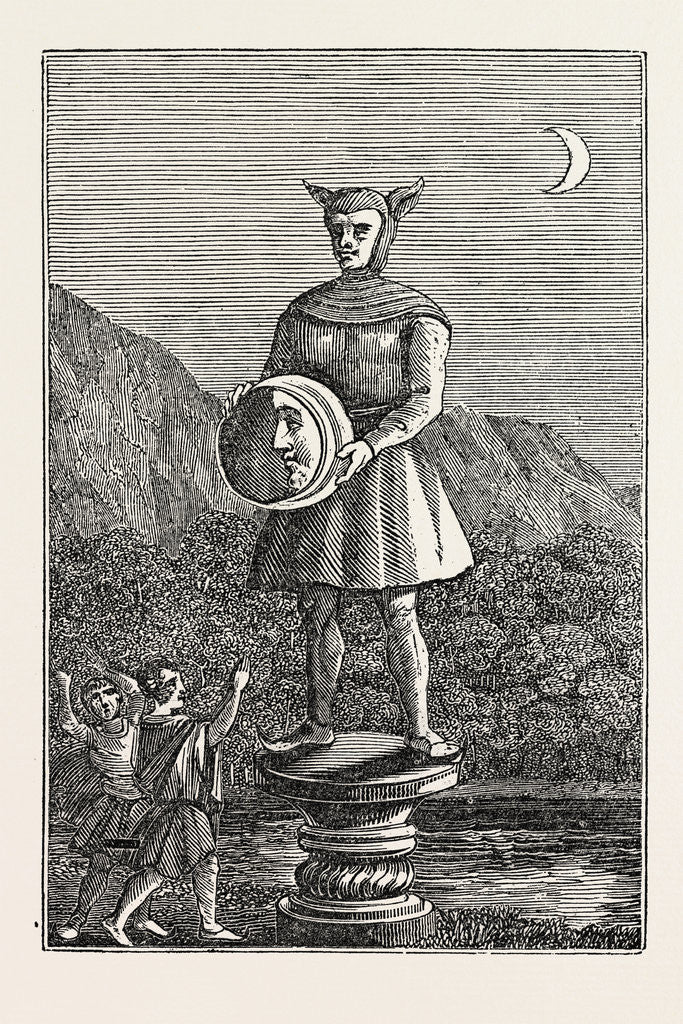 Detail of The Idol of the Moon by Anonymous