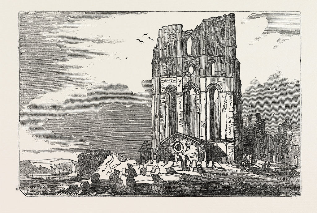 Detail of The Ruins of Tynemouth Priory by Anonymous