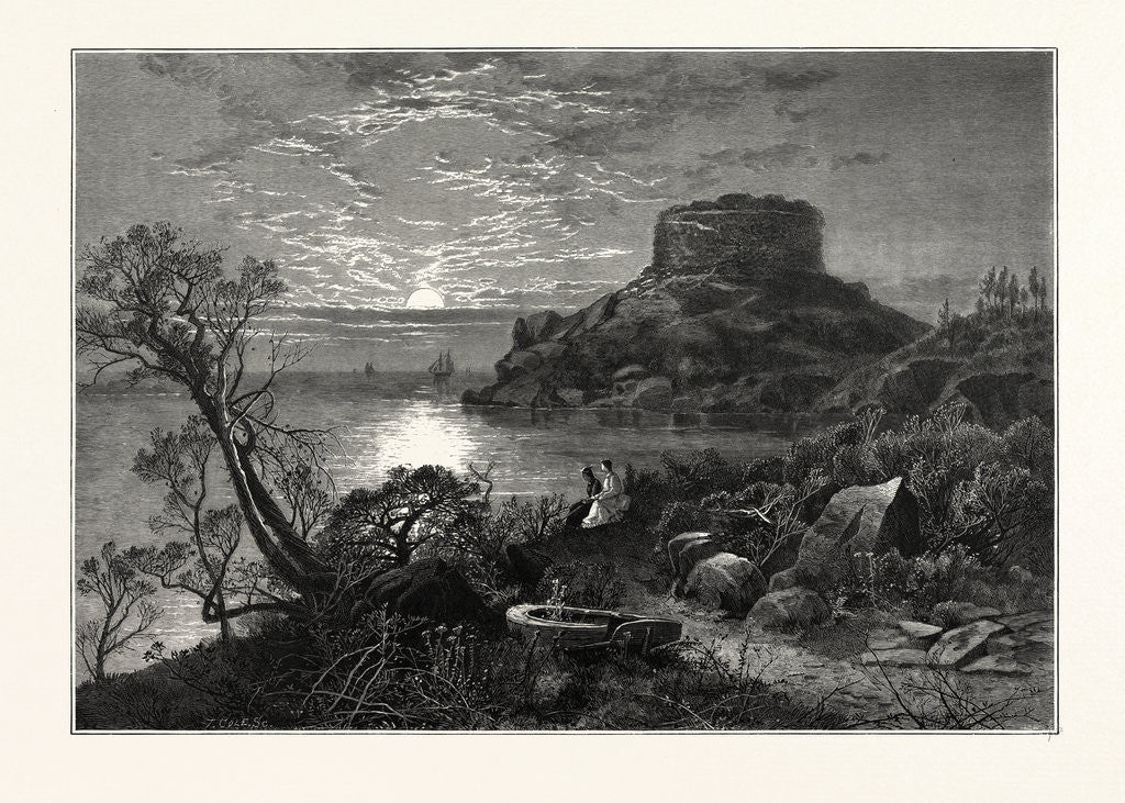 Detail of Old Fort Dumpling, Newport by Anonymous