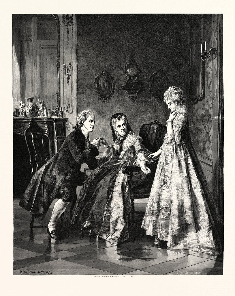 Detail of The Betrothal by Anonymous