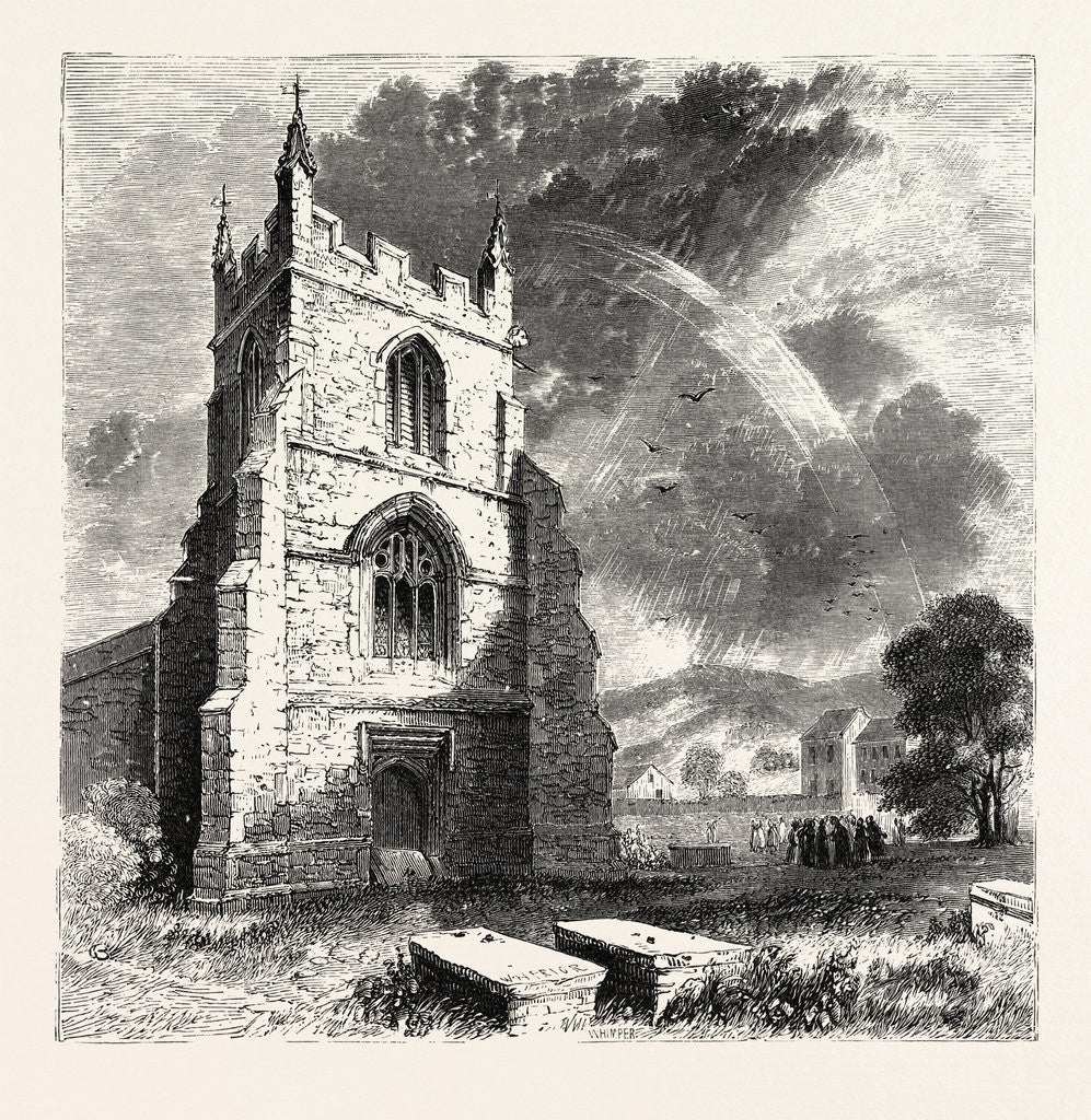 Detail of Bangor Cathedral by Anonymous