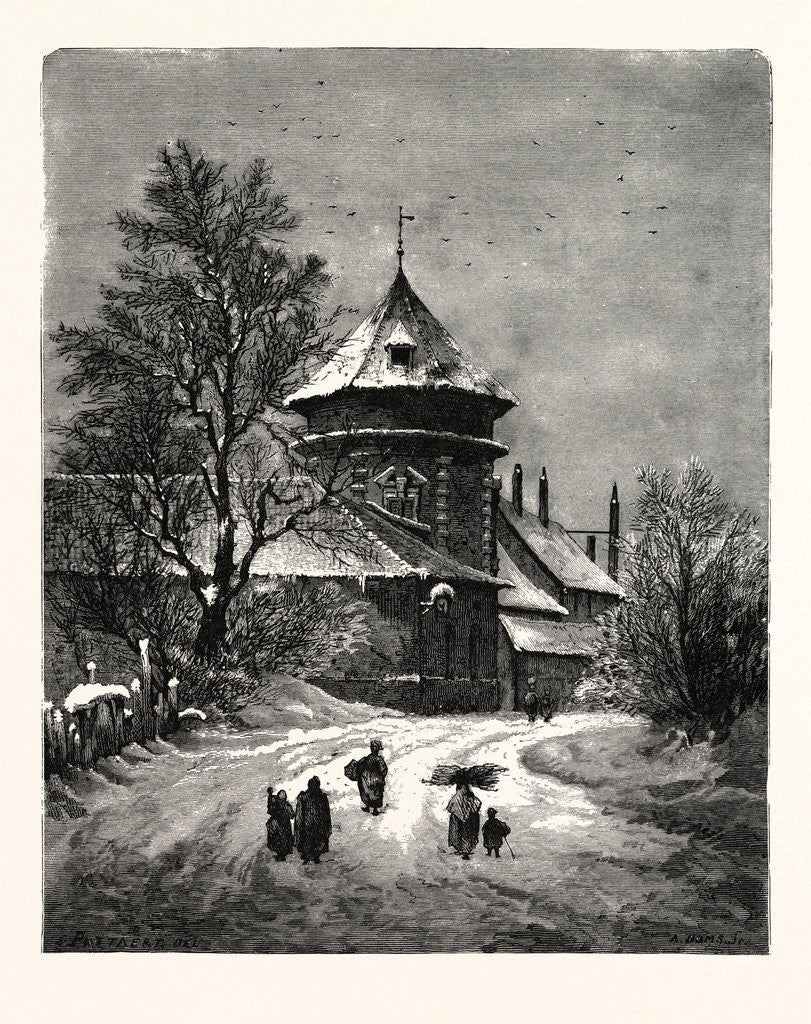 Detail of Winter Scenes, Outdoors by Anonymous