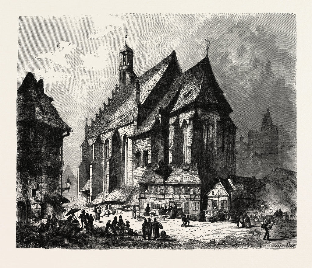 Detail of Church of St. Lawrence, Nuremberg, Germany by Anonymous