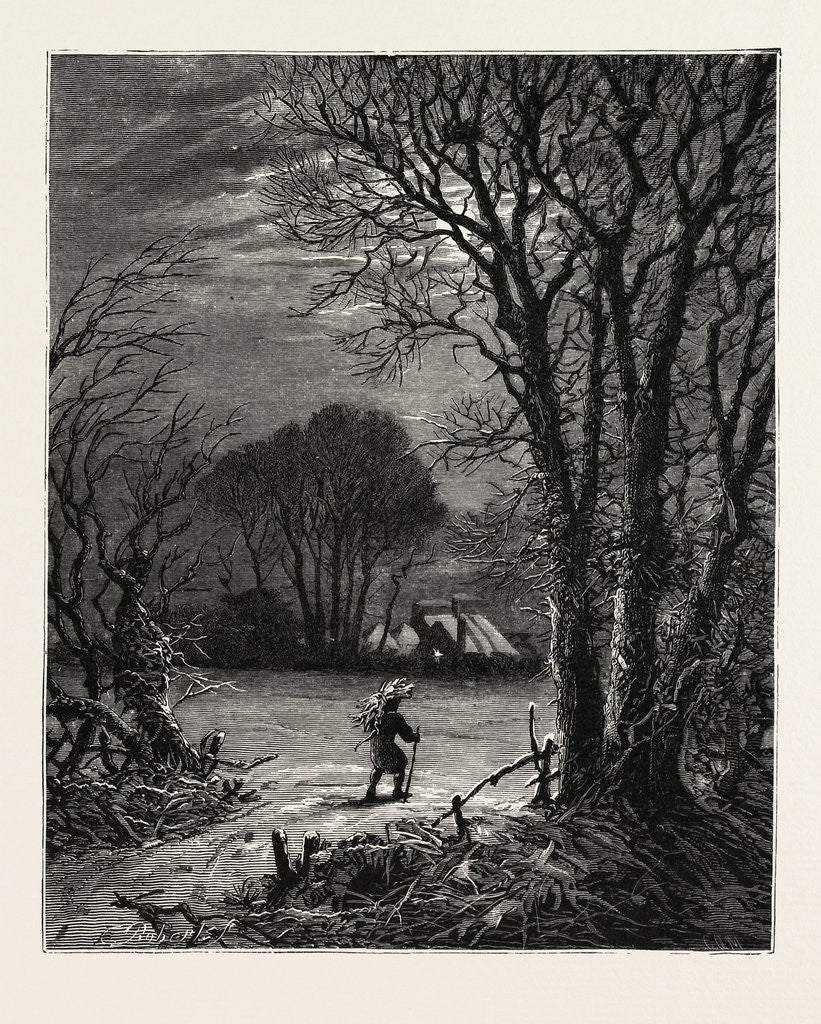 Detail of The Fagot Gatherer by Anonymous