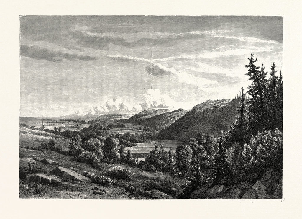 Detail of View Near Fairfield, Conn. K. Van Elten, N.A. by Anonymous