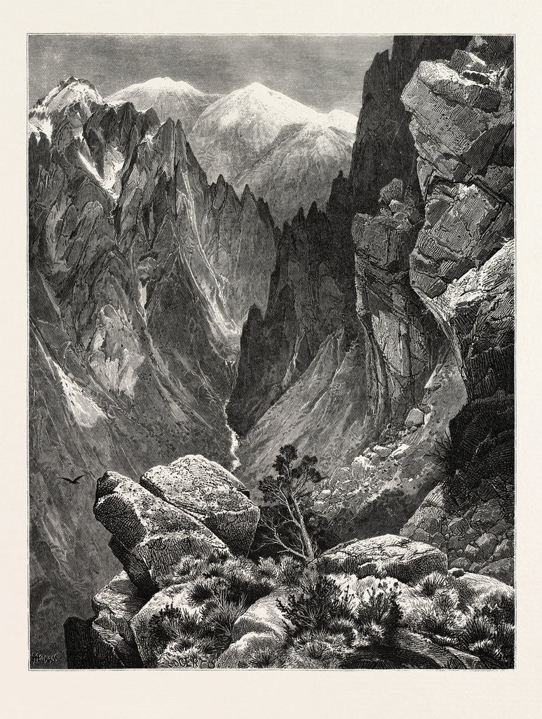 Detail of Springville Canyon by Anonymous