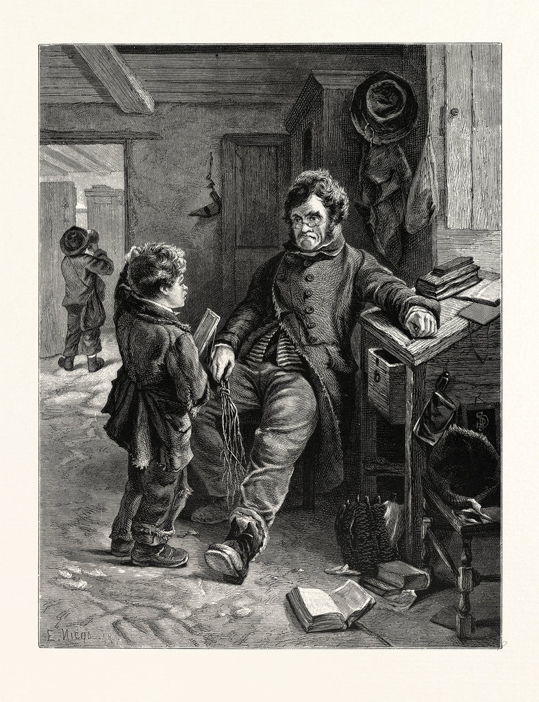 Detail of The Irish School-Master by Anonymous