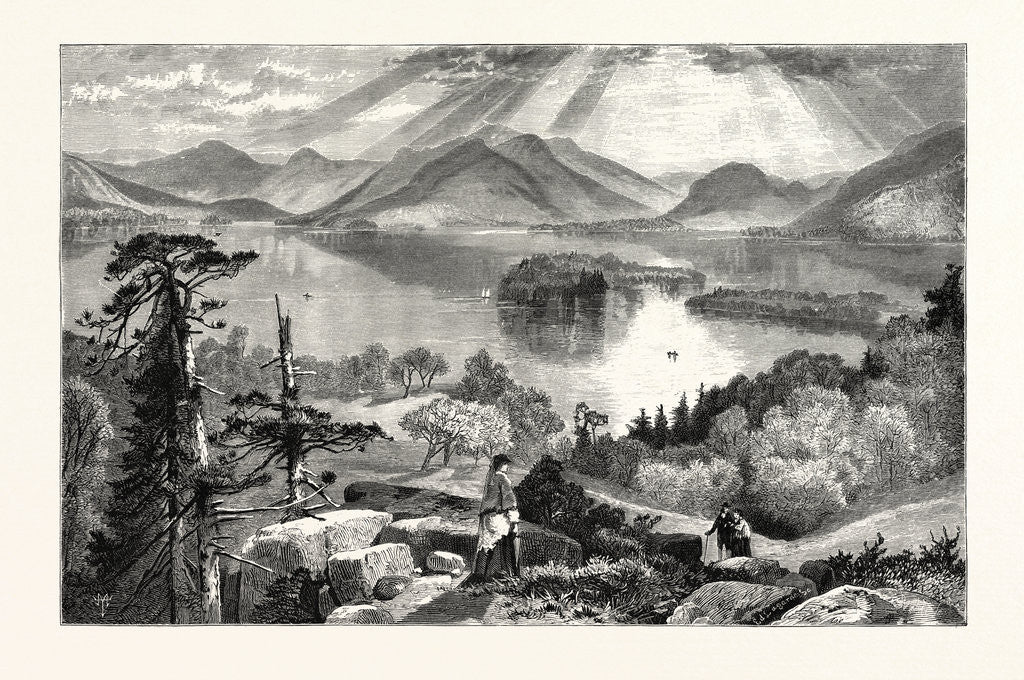 Detail of Long Island, Lake George by Anonymous