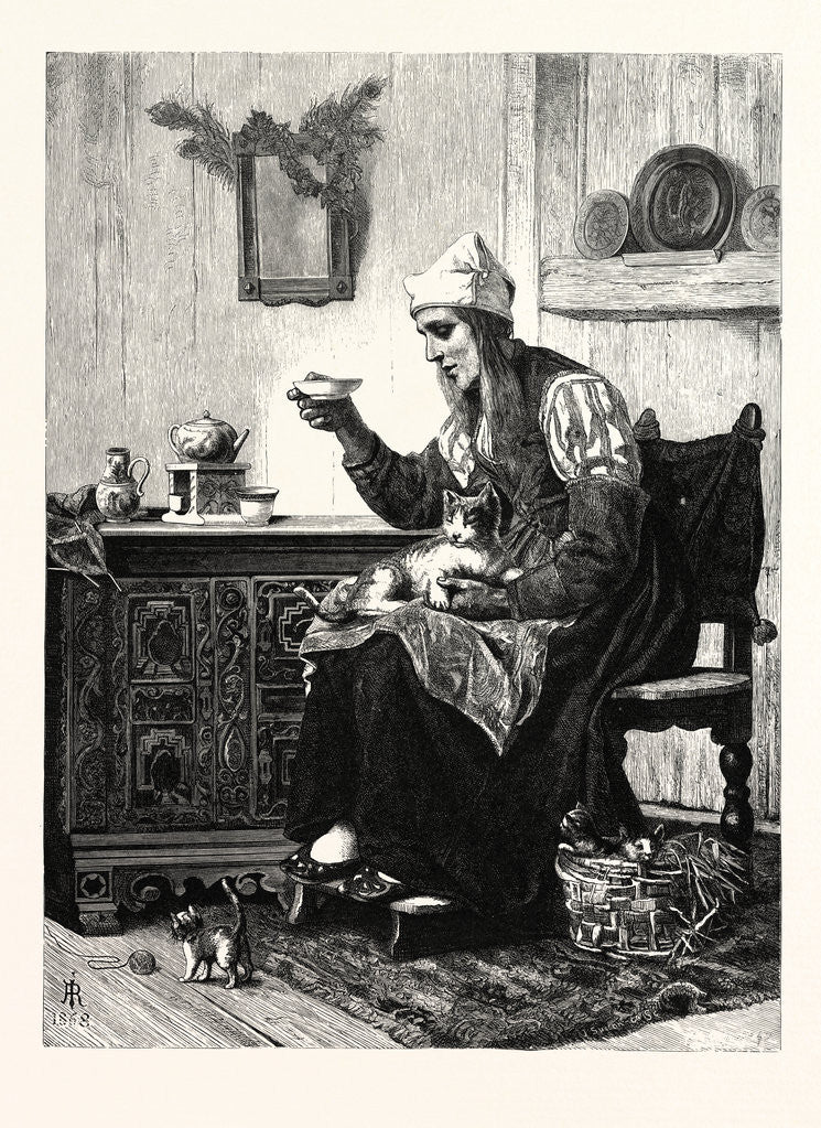 Detail of The Fishwife of Marken by Anonymous