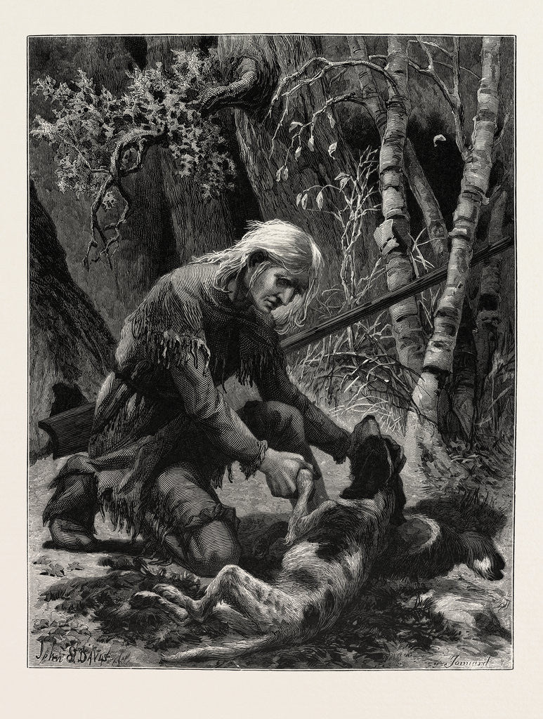 Detail of The Dying Hound by Anonymous