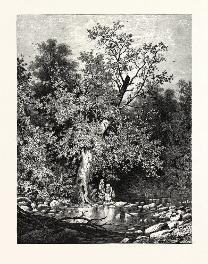 Detail of The Stepping-Stones, Upper Delaware by Anonymous