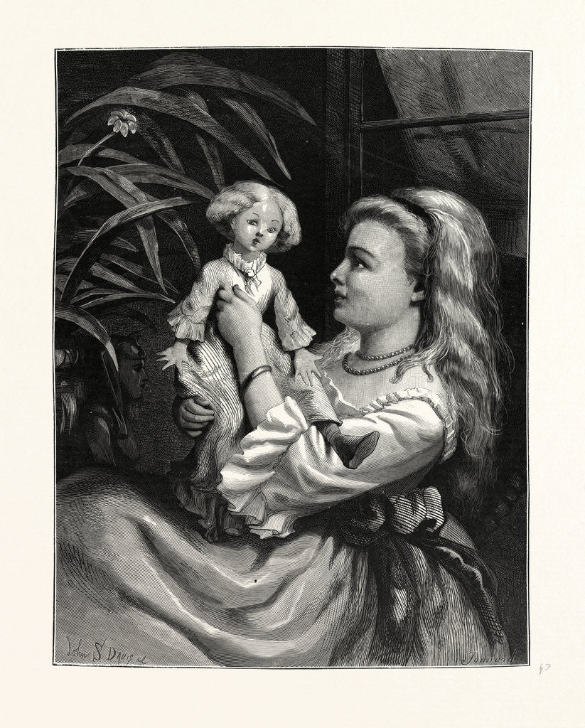 Detail of The New Doll. John S. Davis by Anonymous