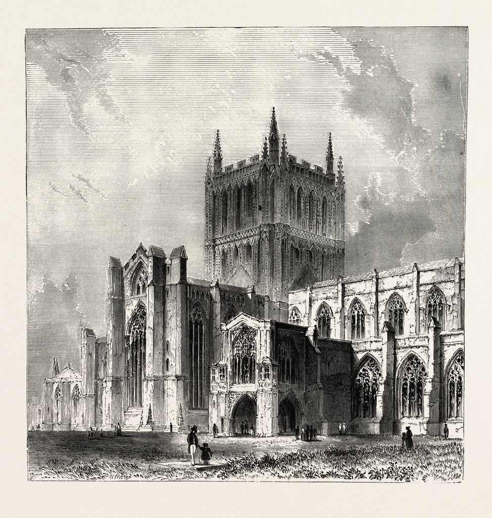 Detail of Hereford Cathedral by Anonymous