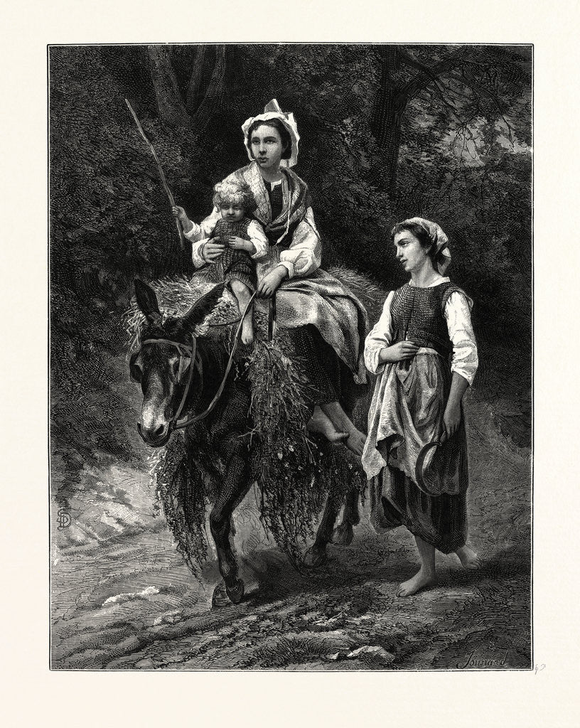 Detail of The Return from the Field by Anonymous