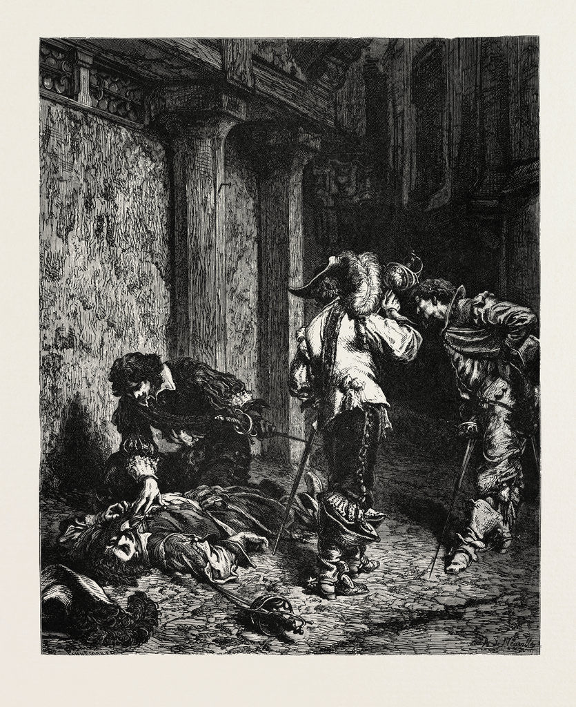 Detail of The End. Dying As the Fool Dieth by Anonymous