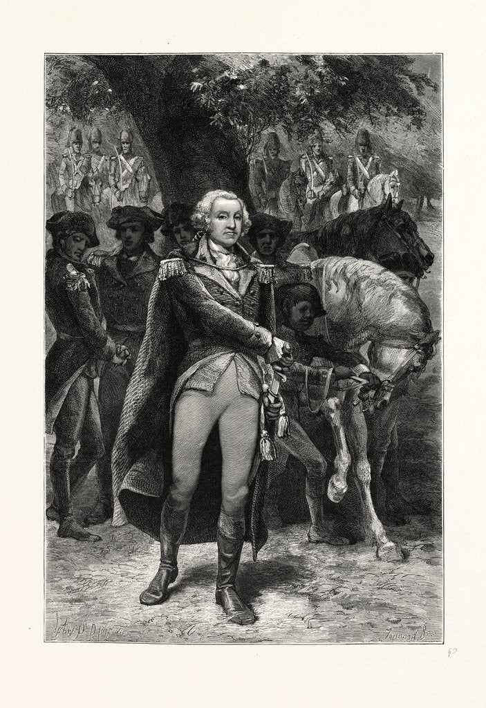 Detail of Washington Taking Command by Anonymous