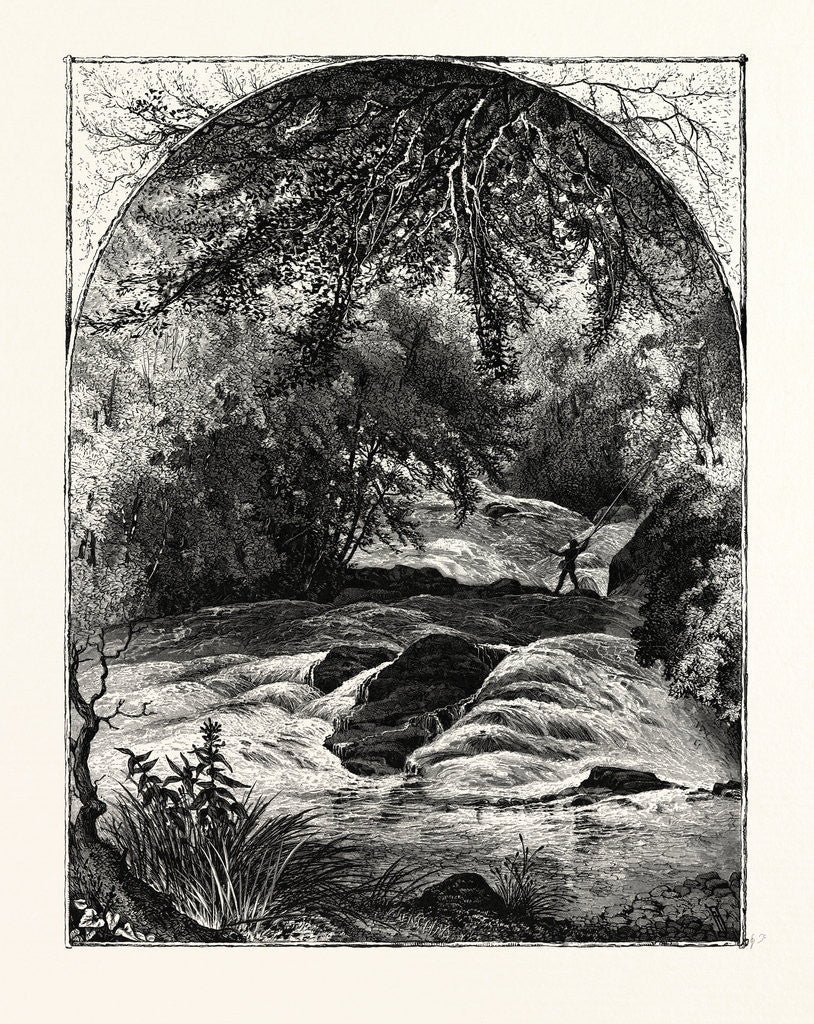 Detail of Triple Cascades, on the Sawkill, PA, USA by Anonymous