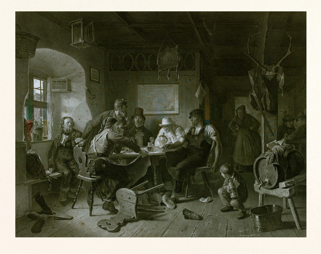 Detail of Card Game by Anonymous