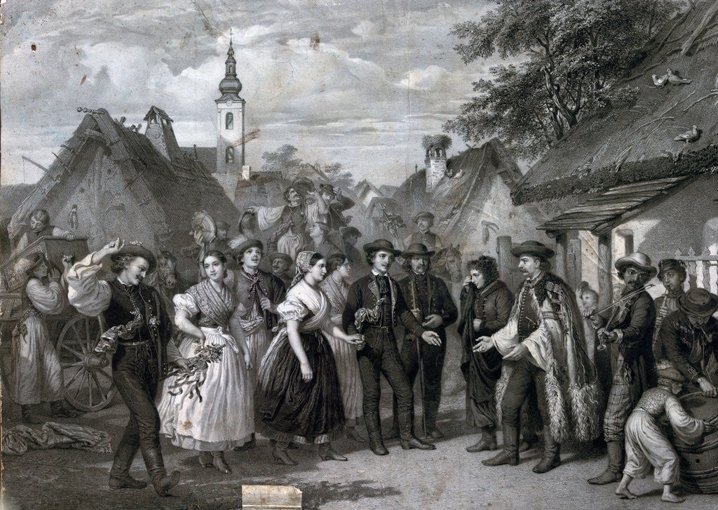 Detail of A Wedding in the Village by Anonymous