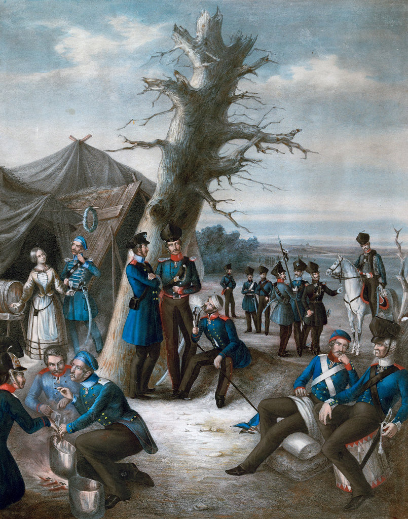 Detail of Camp of the Prussian Army by Anonymous