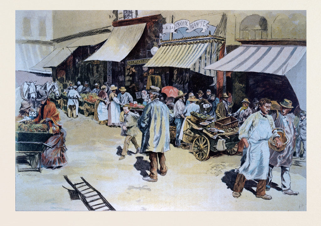 Detail of Merchant of Four Saisons by Anonymous