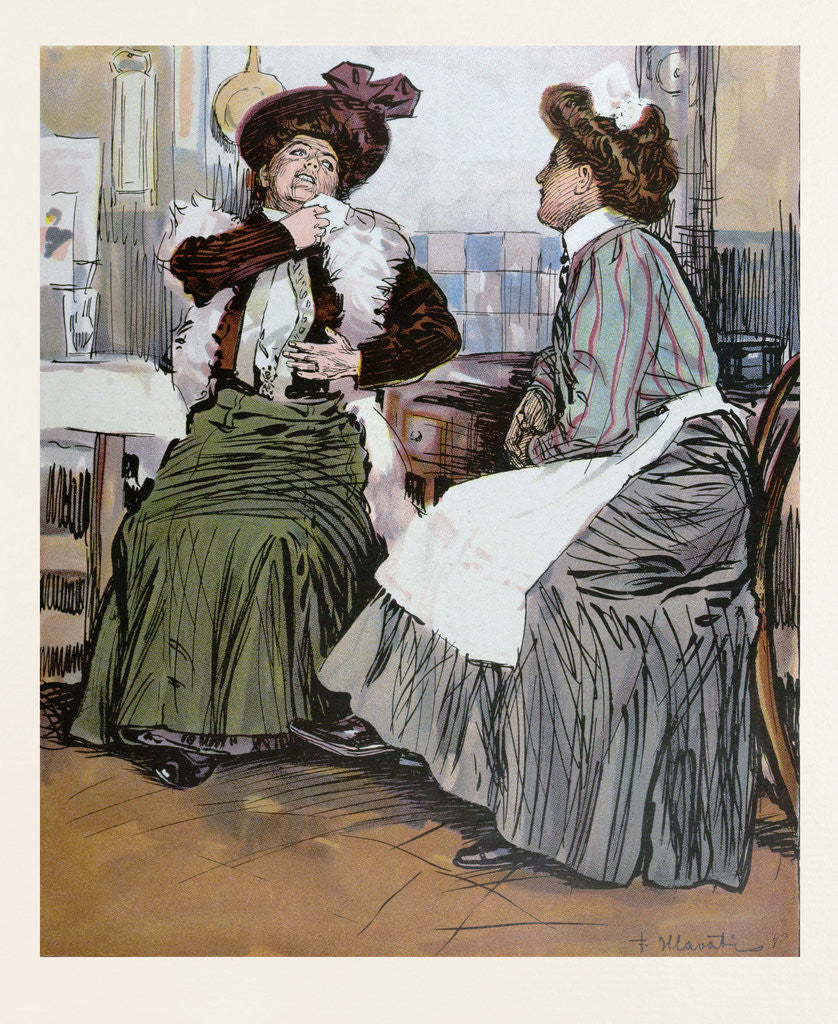 Detail of With the Cook in the Kitchen by Anonymous