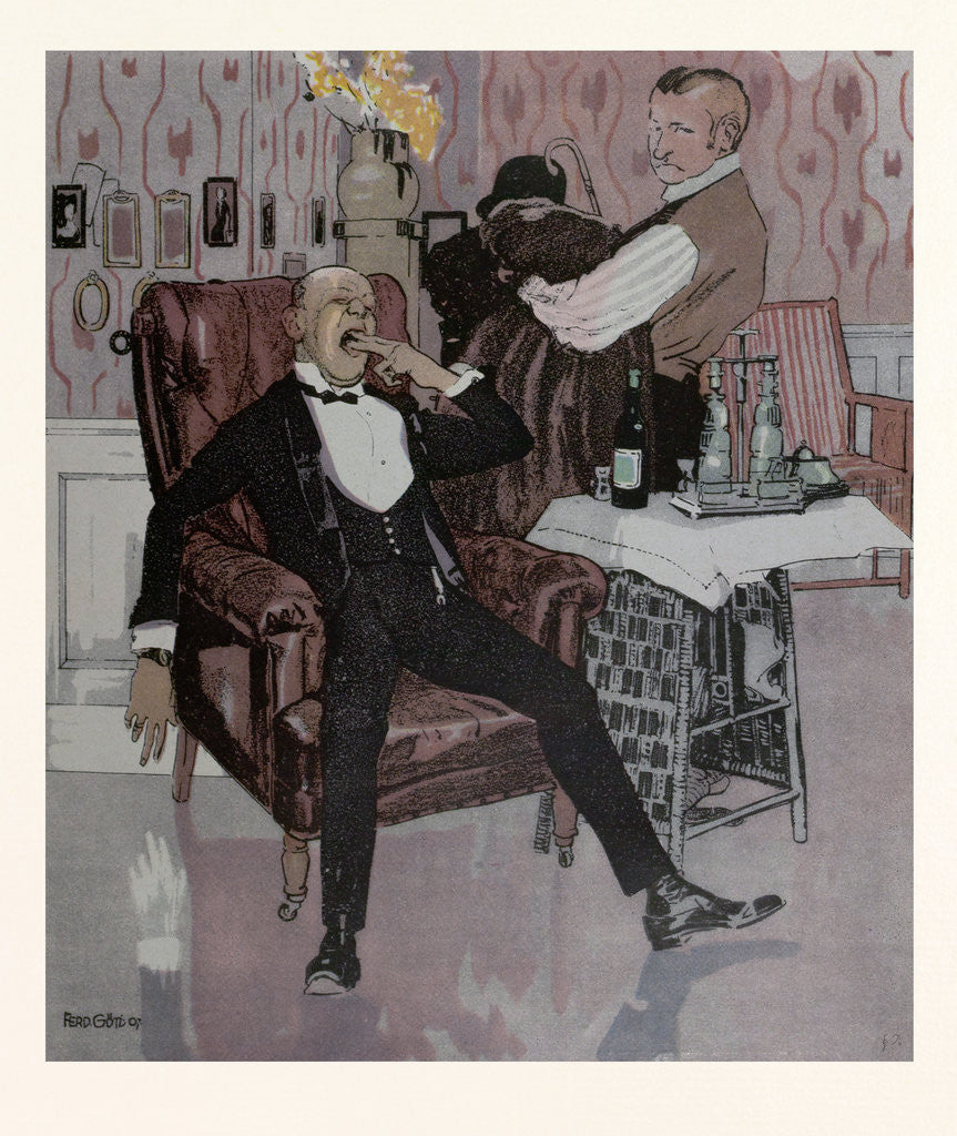 Detail of The Nightcap by Anonymous