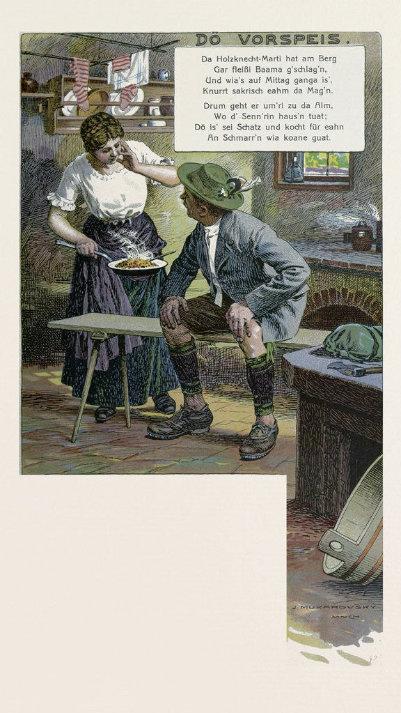 Detail of In the Kitchen by Anonymous