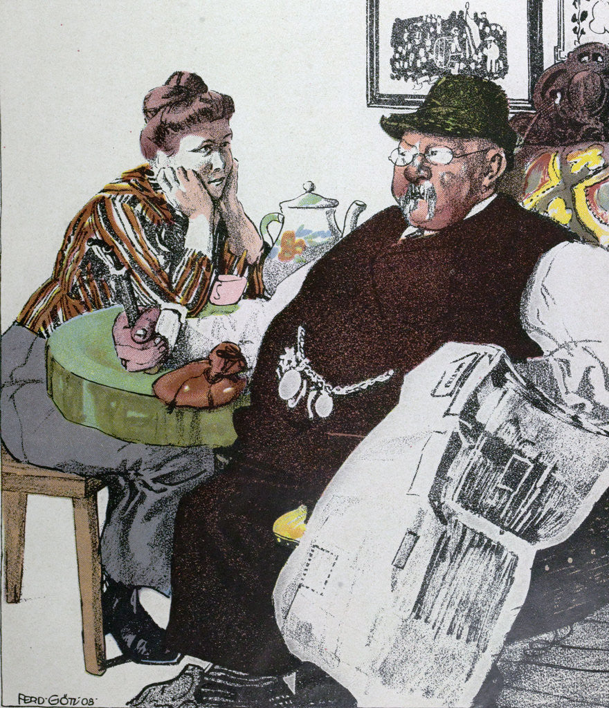 Detail of Coffee at the Table by Anonymous