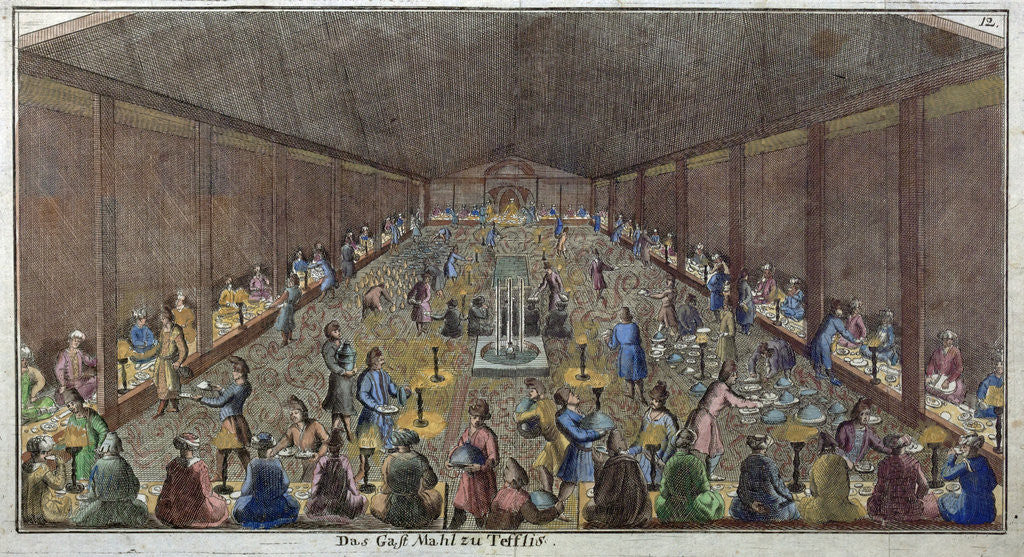 Detail of Large Dinner in Tbilisi by Anonymous