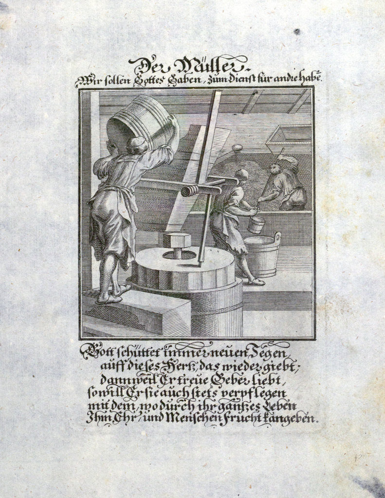 Detail of Miller by Anonymous