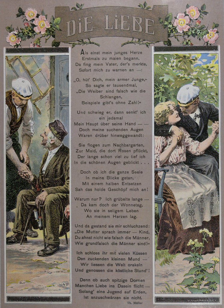 Detail of Affection. Man by Anonymous