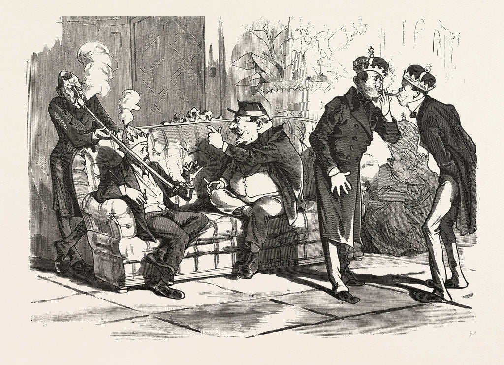 Detail of Smoking by Anonymous