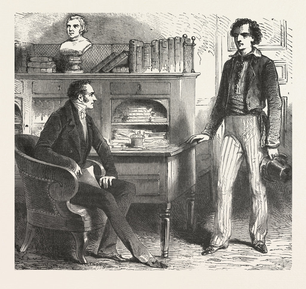 Detail of At the Desk by Anonymous