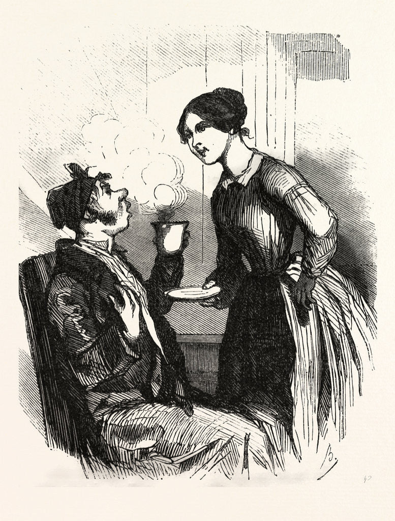 Detail of Having a Drink by Anonymous