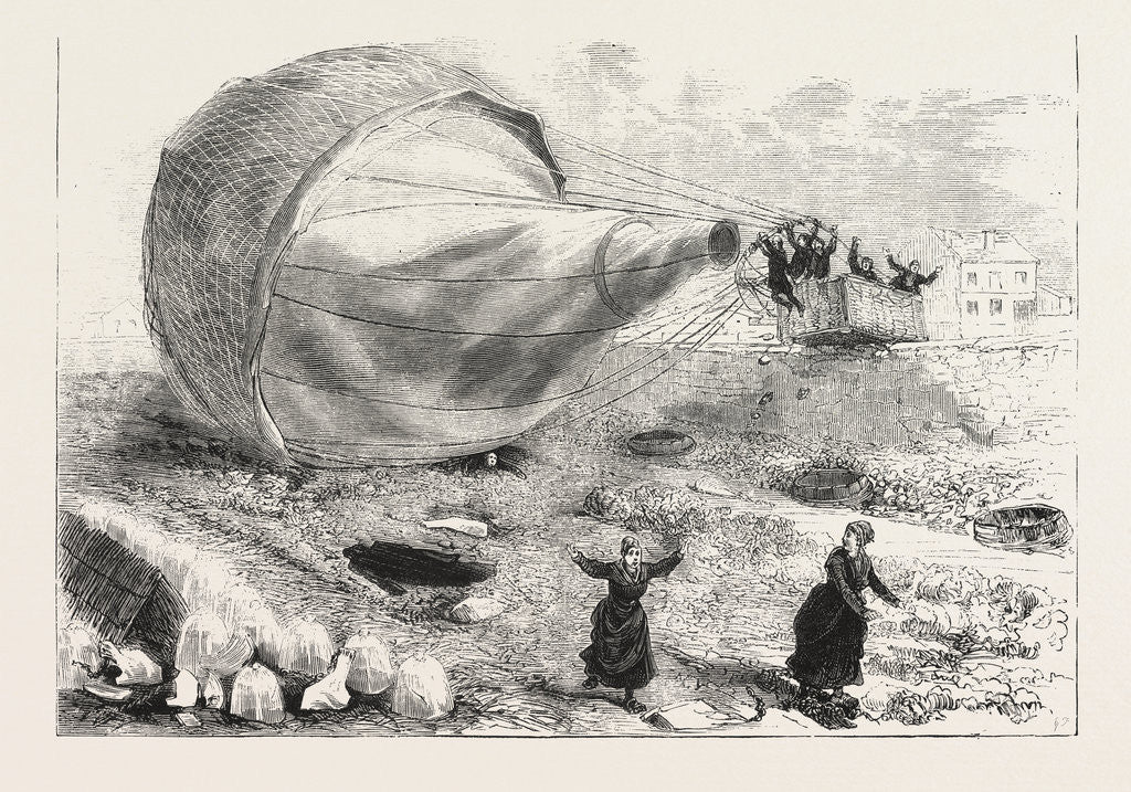 Detail of Fatal Balloon Accident in France by Anonymous