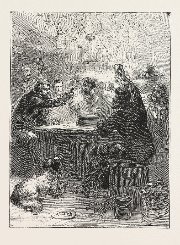 Detail of Christmas with the Arctic Expedition, 1876, to the Dear Ones at Home by Anonymous