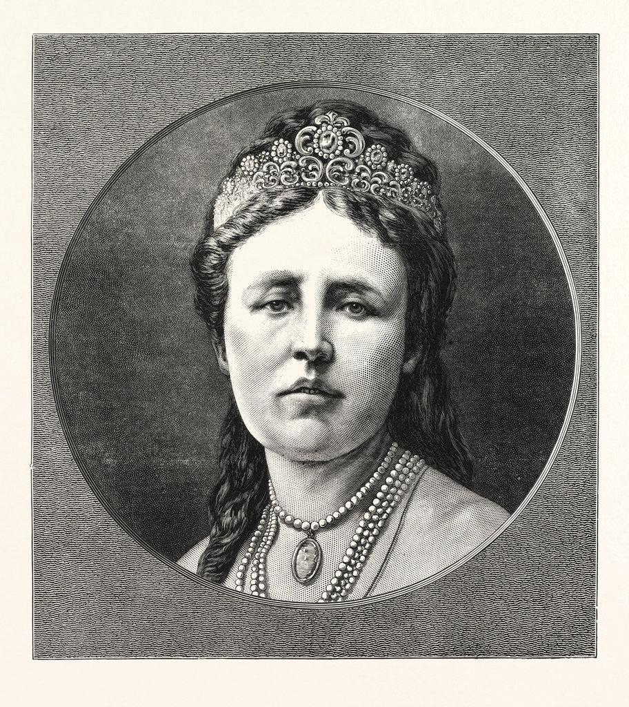 Detail of Her Majesty the Queen of Sweden by Anonymous