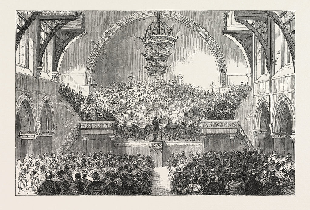 Detail of Concert by the United Sunday School Choir at Plymouth, in Aid of the Children's Ward of the South Devon Hospital, 1876 by Anonymous
