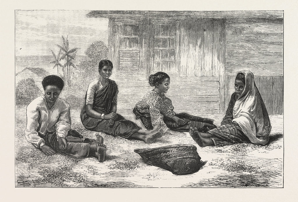 Detail of Ceylon Coffee Pickers, Sri Lanka by Anonymous