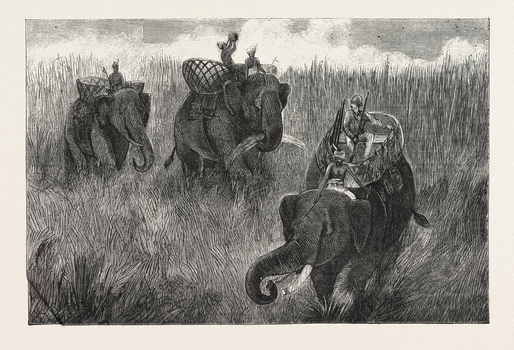 Detail of Life in India: Travelling in Burma by Anonymous