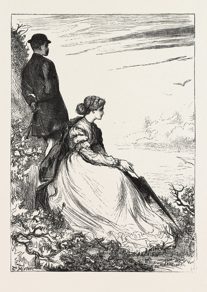Detail of Under the Cliffs by Anonymous