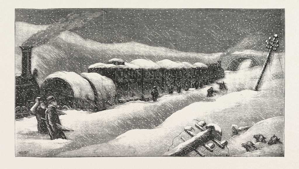 Detail of The Accident, an Incident on the Great Northern Railway, Between Grantham and Peterborough by Anonymous