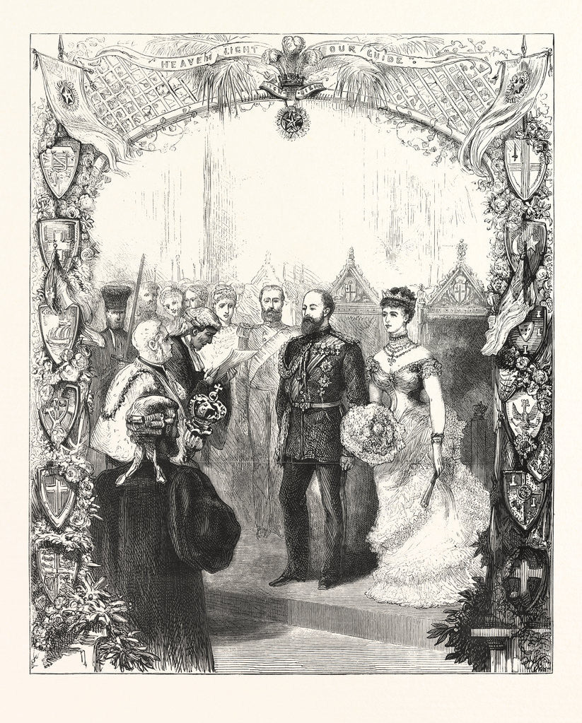 Detail of The City of London's Welcome to the Prince of Wales: Presentation of the Address in the Guildhall, London by Anonymous