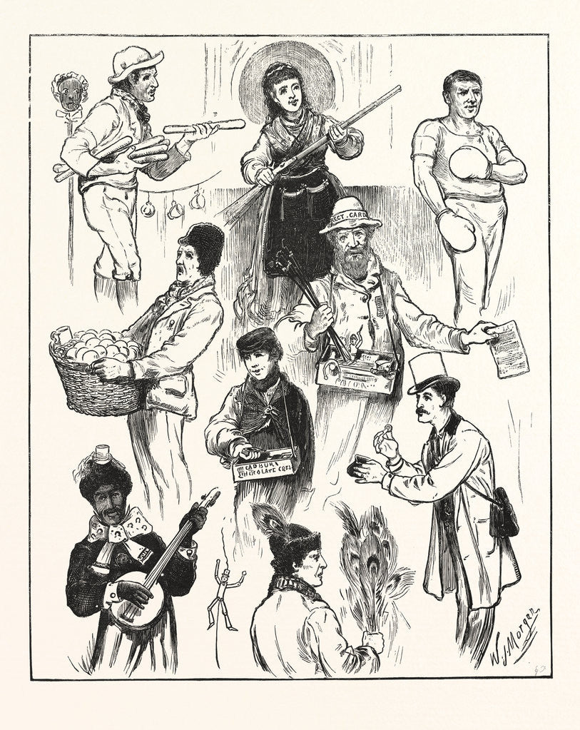 Detail of Epsom Summer Meeting Life and Character on the Derby Course by Anonymous