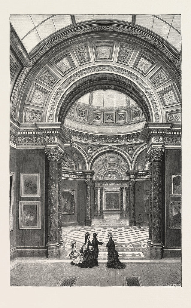 Detail of To the National Gallery, the New Rooms by Anonymous