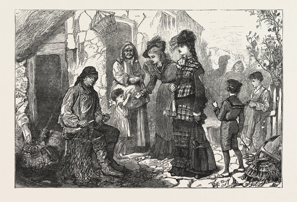 Detail of London Visitors at the Sea-Side by Anonymous