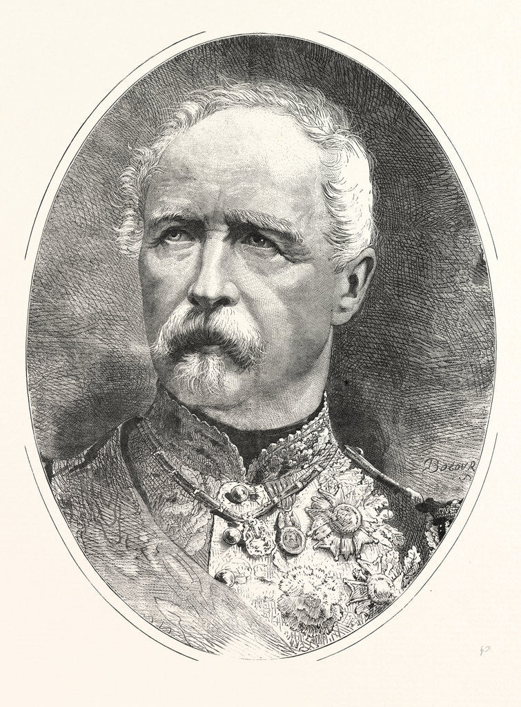 Detail of Marshal Maahon, President of the French Republic by Anonymous