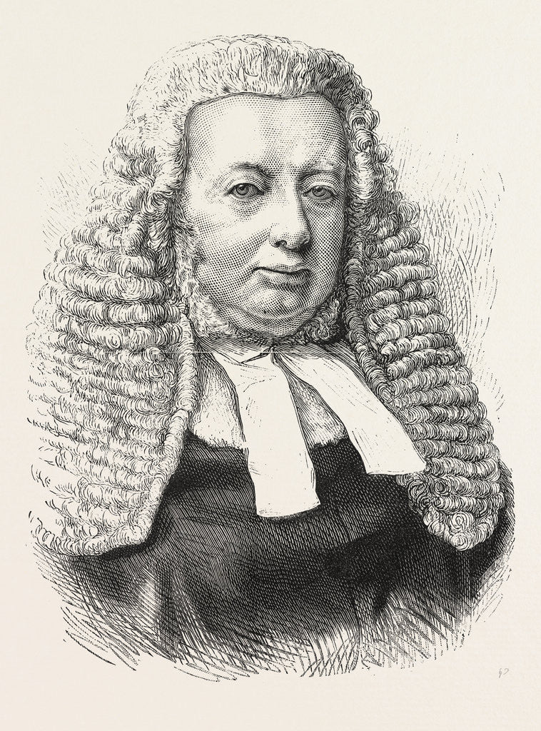 Detail of The Late Mr. Justice Quain by Anonymous